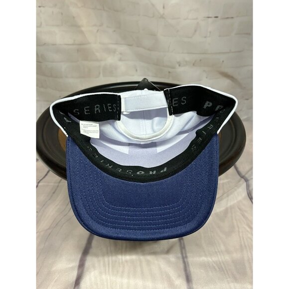 PGA Tour Pro Series Golf Hat Cap Bright White American Flag UPF Strap Back New - Picture 12 of 12